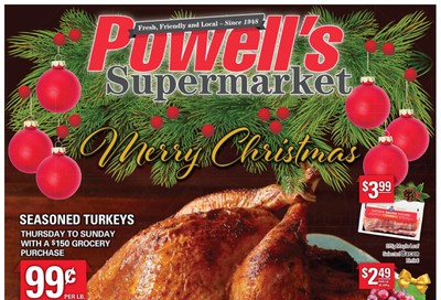 Powell's Supermarket Flyer December 12 to 18