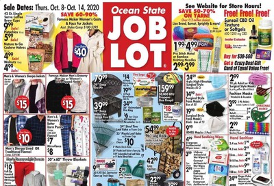 Ocean State Job Lot Weekly Ad Flyer October 8 to October 14
