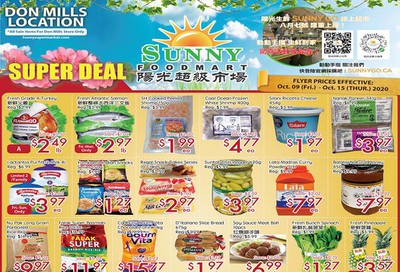 Sunny Foodmart (Don Mills) Flyer October 9 to 15