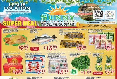 Sunny Supermarket (Leslie) Flyer October 9 to 15