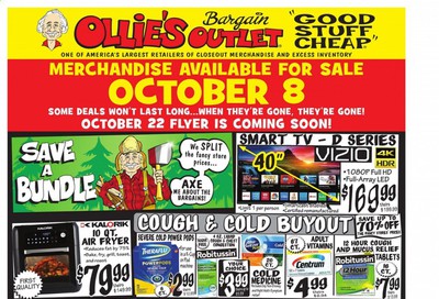 Ollie's Bargain Outlet Weekly Ad Flyer October 8 to October 14