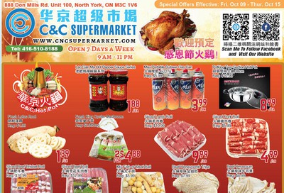 C&C Supermarket Flyer October 9 to 15