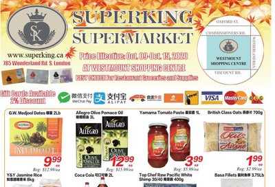 Superking Supermarket (London) Flyer October 9 to 15