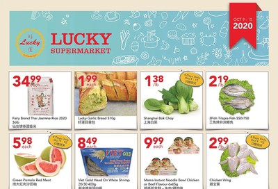 Lucky Supermarket (Edmonton) Flyer October 9 to 15