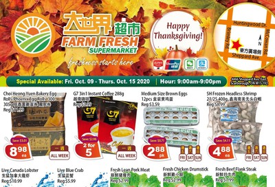 Farm Fresh Supermarket Flyer October 9 to 15