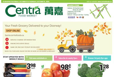 Centra Foods (Barrie) Flyer October 9 to 15