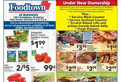 Foodtown Weekly Ad Flyer October 9 to October 15