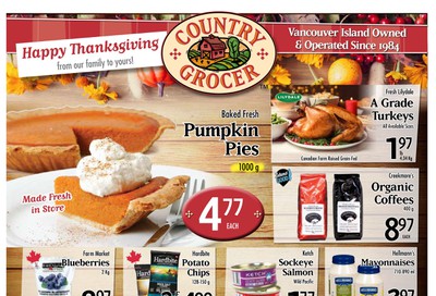 Country Grocer Flyer October 9 to 15