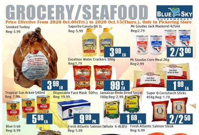 Blue Sky Supermarket (Pickering) Flyer October 9 to 15