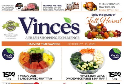 Vince's Market Flyer October 7 to 15