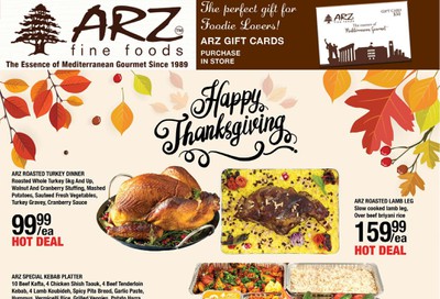 Arz Fine Foods Flyer October 9 to 15