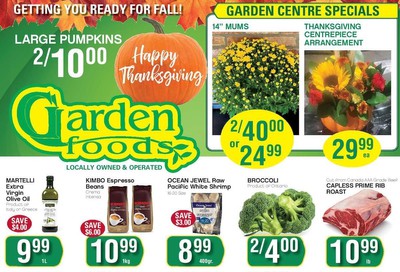 Garden Foods Flyer October 9 to 12