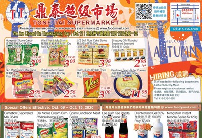 Tone Tai Supermarket Flyer October 9 to 15