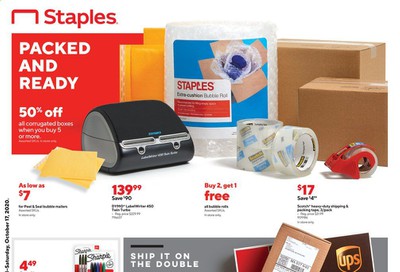 Staples Weekly Ad Flyer October 11 to October 17