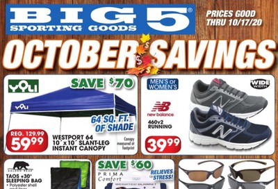 Big 5 Weekly Ad Flyer October 11 to October 17
