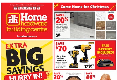 Home Hardware Building Centre (BC) Flyer December 12 to 18