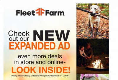 Fleet Farm Weekly Ad Flyer October 9 to October 17