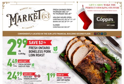 Market by Coppa's Flyer December 12 to 26