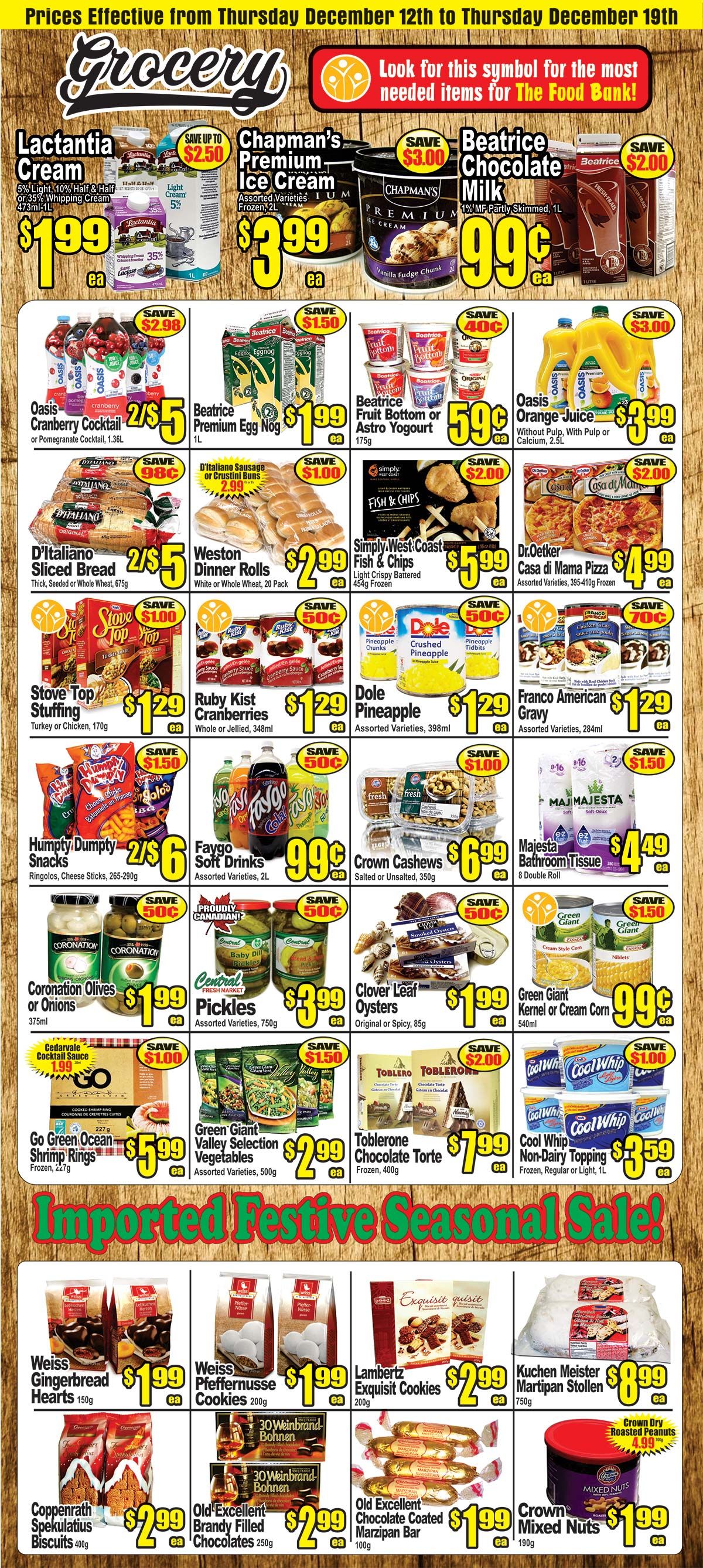 Central Fresh Market Flyer December 12 to 19
