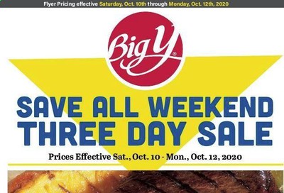 Big Y (CT, MA) Weekly Ad Flyer October 10 to October 12