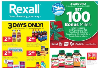 Rexall (West) Flyer December 13 to 19