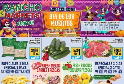 Rancho Markets Weekly Ad Flyer October 13 to October 19