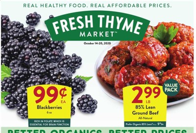 Fresh Thyme Weekly Ad Flyer October 14 to October 20