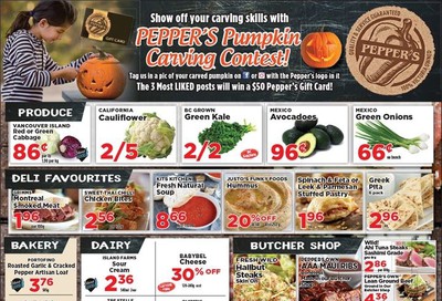 Pepper's Foods Flyer October 13 to 19