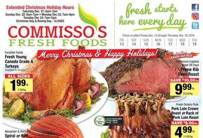 Commisso's Fresh Foods Flyer December 13 to 19