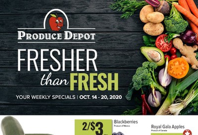Produce Depot Flyer October 14 to 20