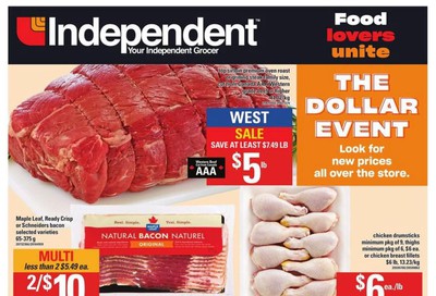 Independent Grocer (West) Flyer October 15 to 21