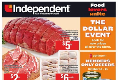 Independent Grocer (ON) Flyer October 15 to 21