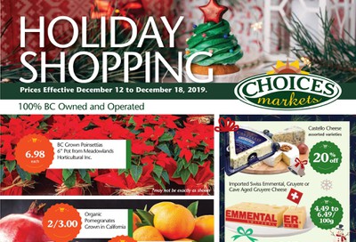 Choices Market Flyer December 12 to 18
