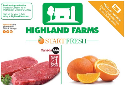 Highland Farms Flyer October 15 to 21