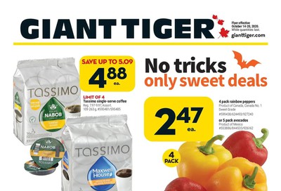 Giant Tiger (Atlantic) Flyer October 14 to 20