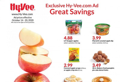 Hy-Vee (IA, IL, KS, MN, MO, NE, SD, WI) Weekly Ad Flyer October 14 to October 20