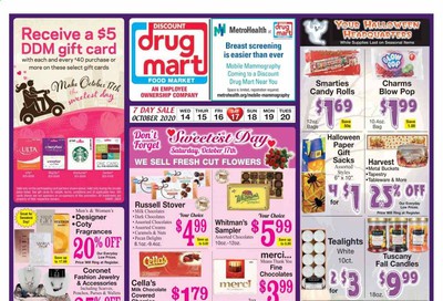 Discount Drug Mart (OH) Weekly Ad Flyer October 14 to October 20