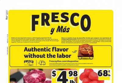 Fresco y Más Weekly Ad Flyer October 14 to October 20