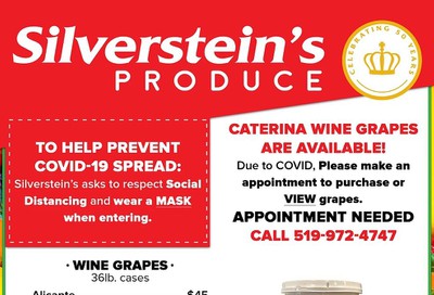 Silverstein's Produce Flyer October 13 to 17