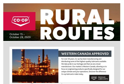 Co-op (West) Rural Routes Flyer October 15 to 28