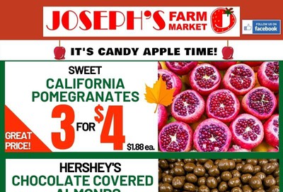 Joseph's Farm Market Flyer October 14 to 19