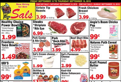 Sal's Grocery Flyer September 13 to 19