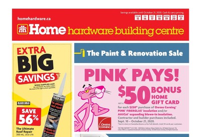 Home Hardware Building Centre (ON) Flyer October 15 to 21
