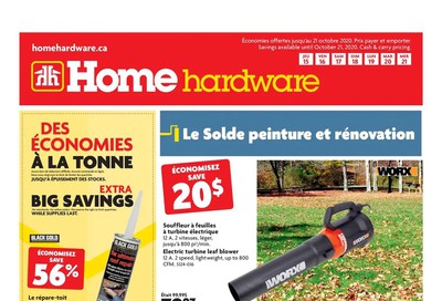 Home Hardware (QC) Flyer October 15 to 21