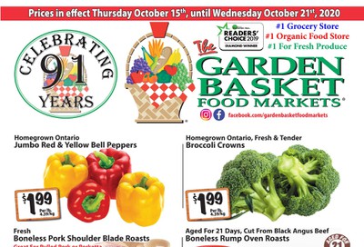 The Garden Basket Flyer October 15 to 21