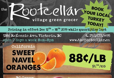 The Root Cellar Flyer December 12 to 18