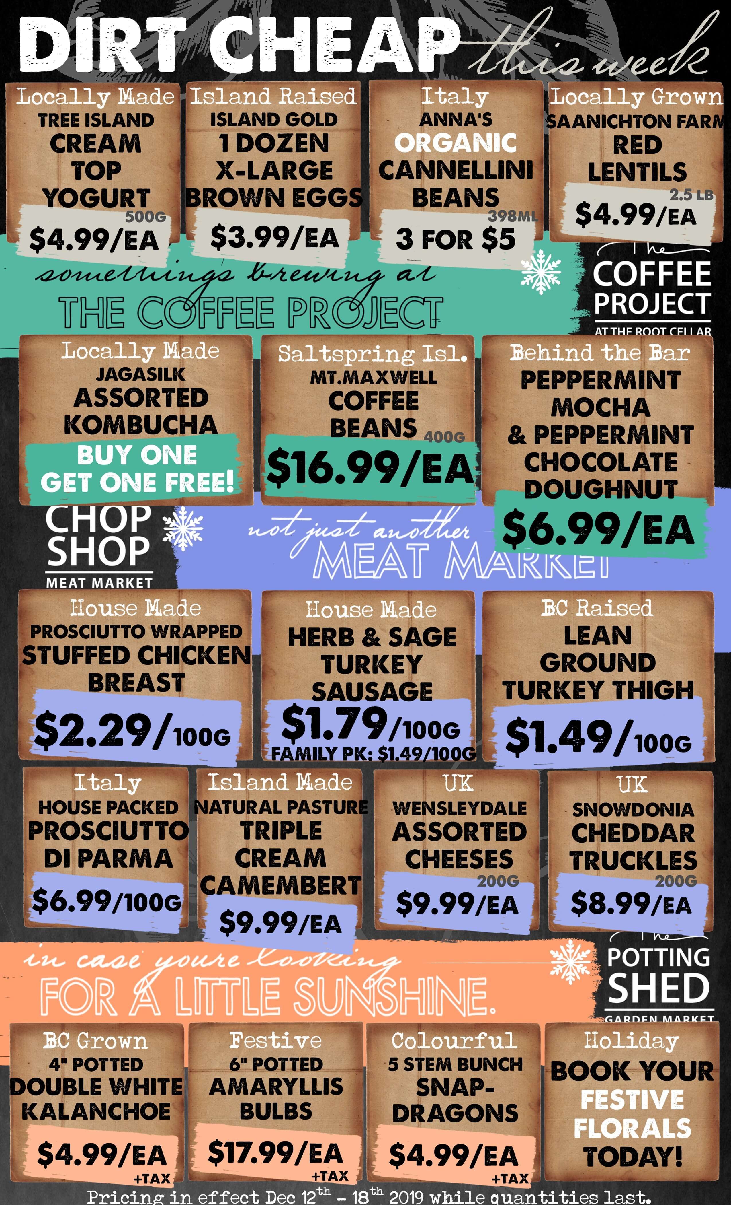 The Root Cellar Flyer December 12 to 18