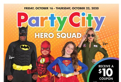Party City Flyer October 16 to 22