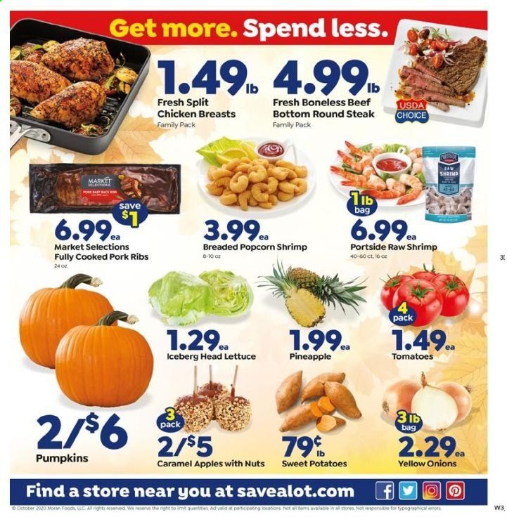 Save a Lot Weekly Ad Flyer October 14 to October 20