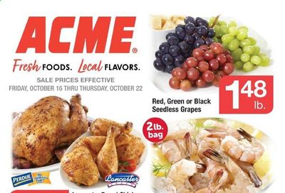 ACME Weekly Ad Flyer October 16 to October 22